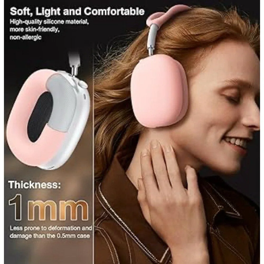 7/1 Silicone Case Covers for AirPods Max,Sweat-Proof Ear Pad Case Covers Soft